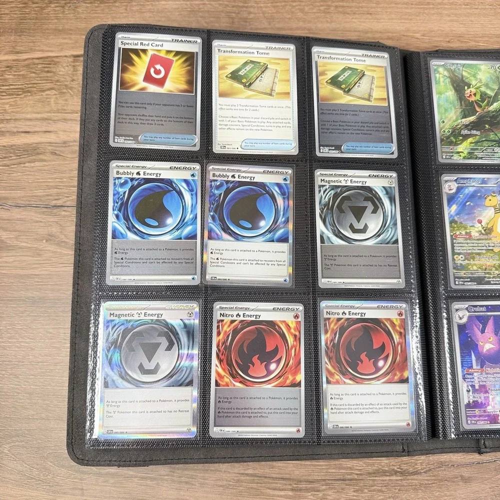 Pokemon Chaos Rising Complete Master Set 100% Plus Gamegenic Binder Included